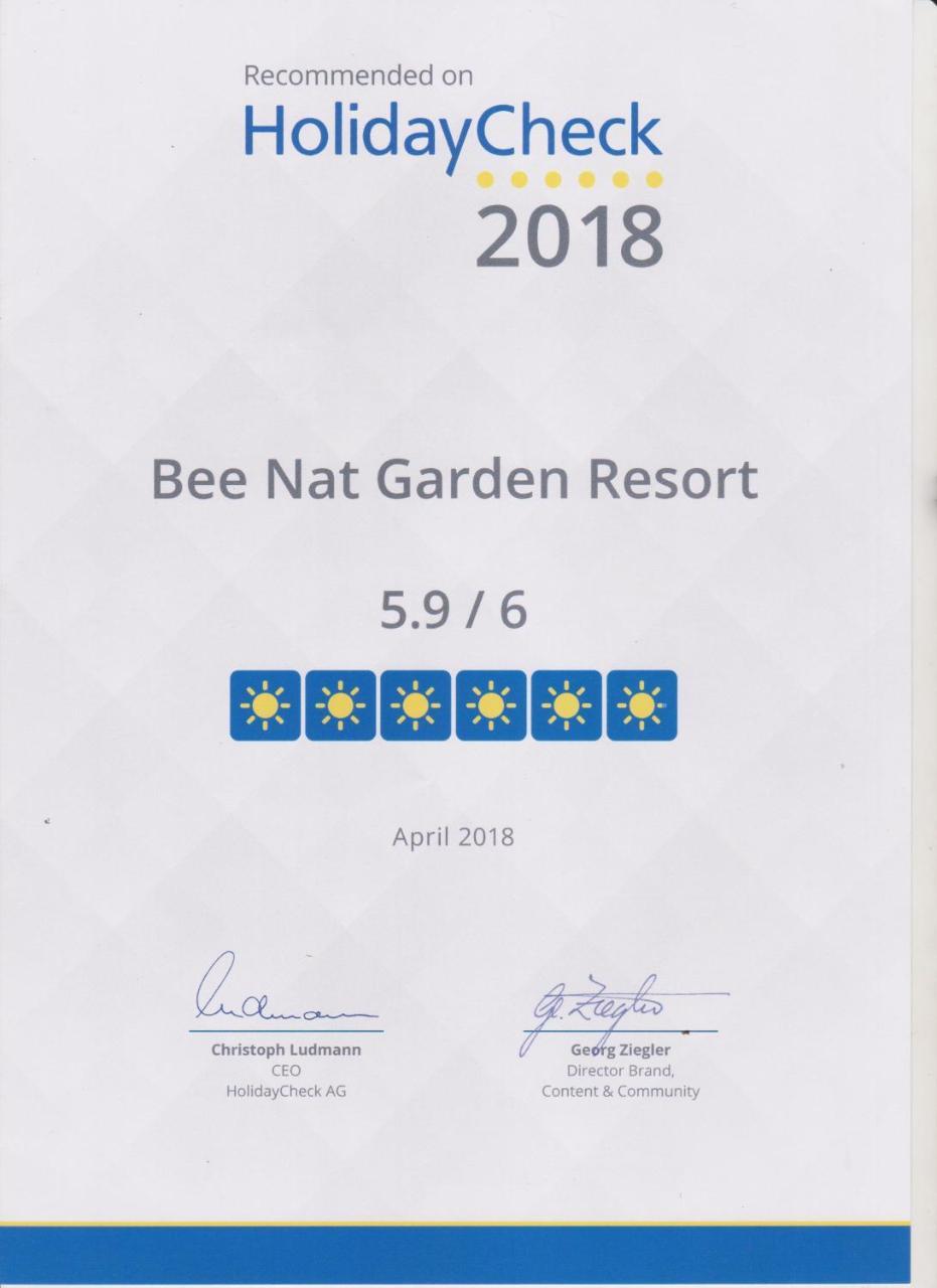 Bee Nat Garden Resort Bang Rak Beach  Eksteriør billede